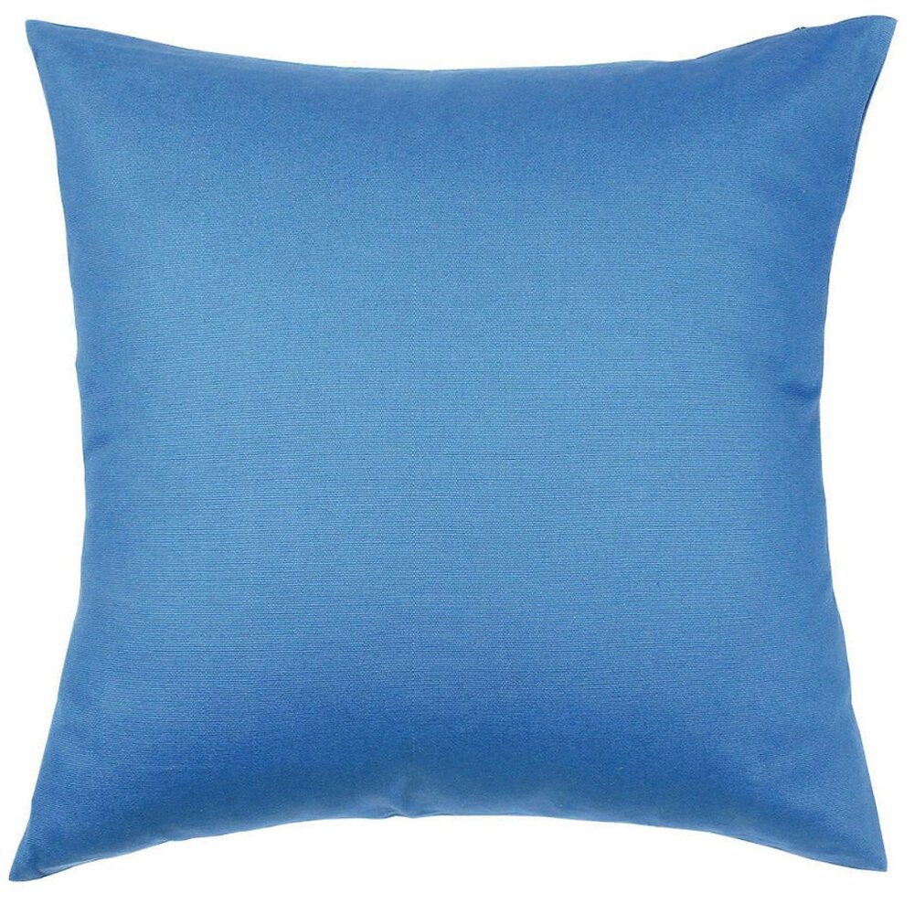 Decorative Solid 100% Cotton Canvas Throw Pillow COVERS for cus…